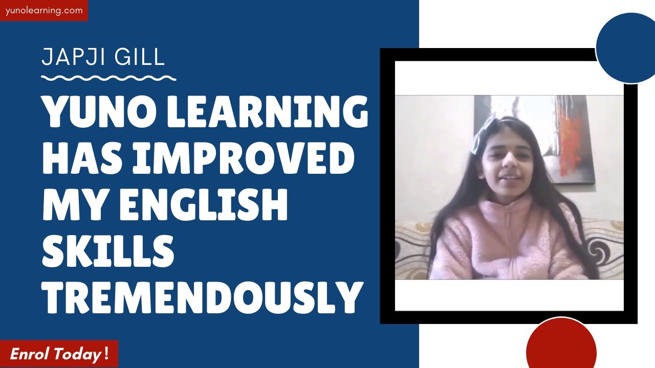 Yuno Learning Improved my English Skills Tremendously | Japji Gill