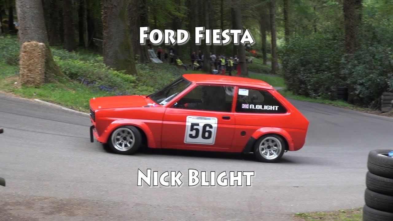 Ford Fiesta at Wiscombe Park Speed Hillclimb May 2015 Nick Blight