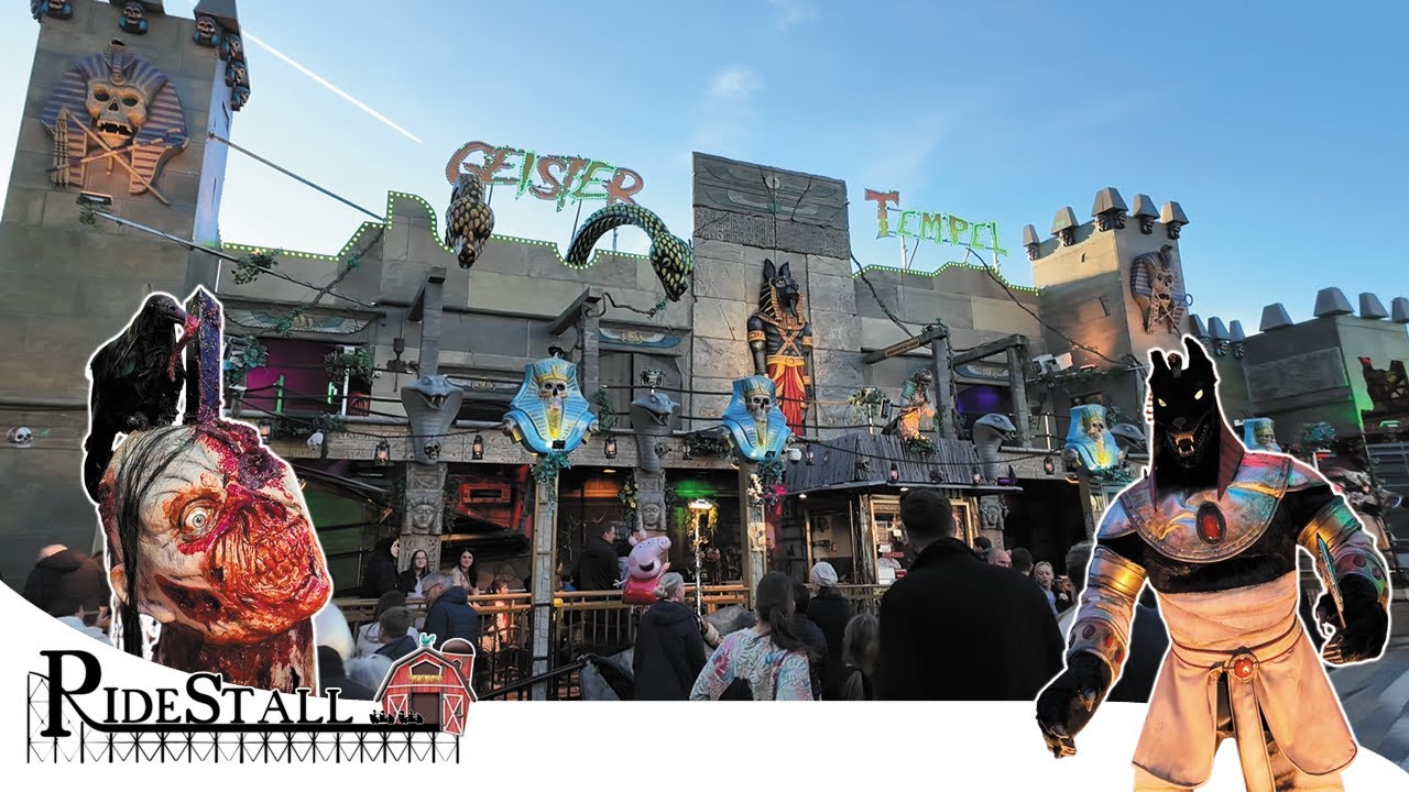 Geister Tempel (Molengraft/Sipkema) - kompakte Geisterbahn der Allerheiligenkirmes 2025 | POV Onride