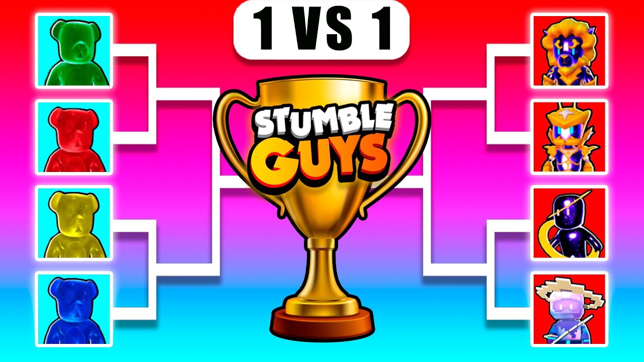 GUMMY vs GALACTIC Tournament In Stumble Guys 🔥 New 0.51.2 Skins
