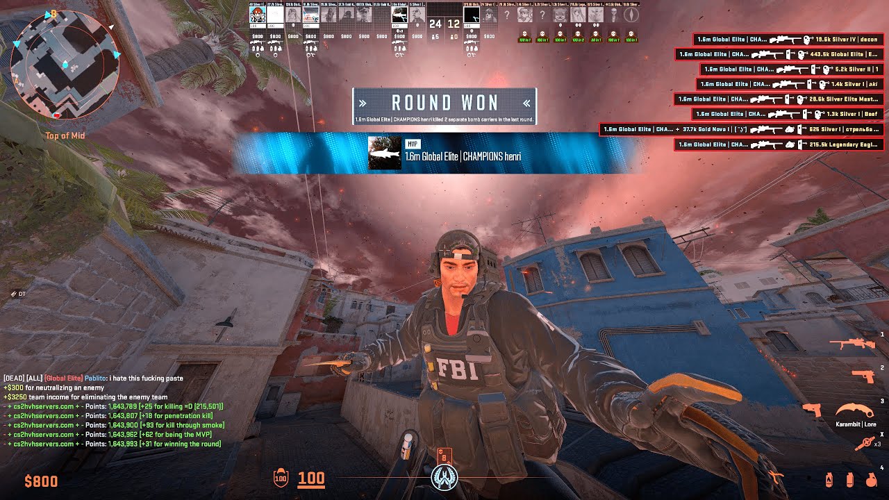 #cs2 Серверы FATALITY.WIN | 5v5 Spread - HvH Highlights (7-9K) №8 [РОЗЫГРЫШ ПРИГЛАШЕНИЯ И ПОДПИСК...