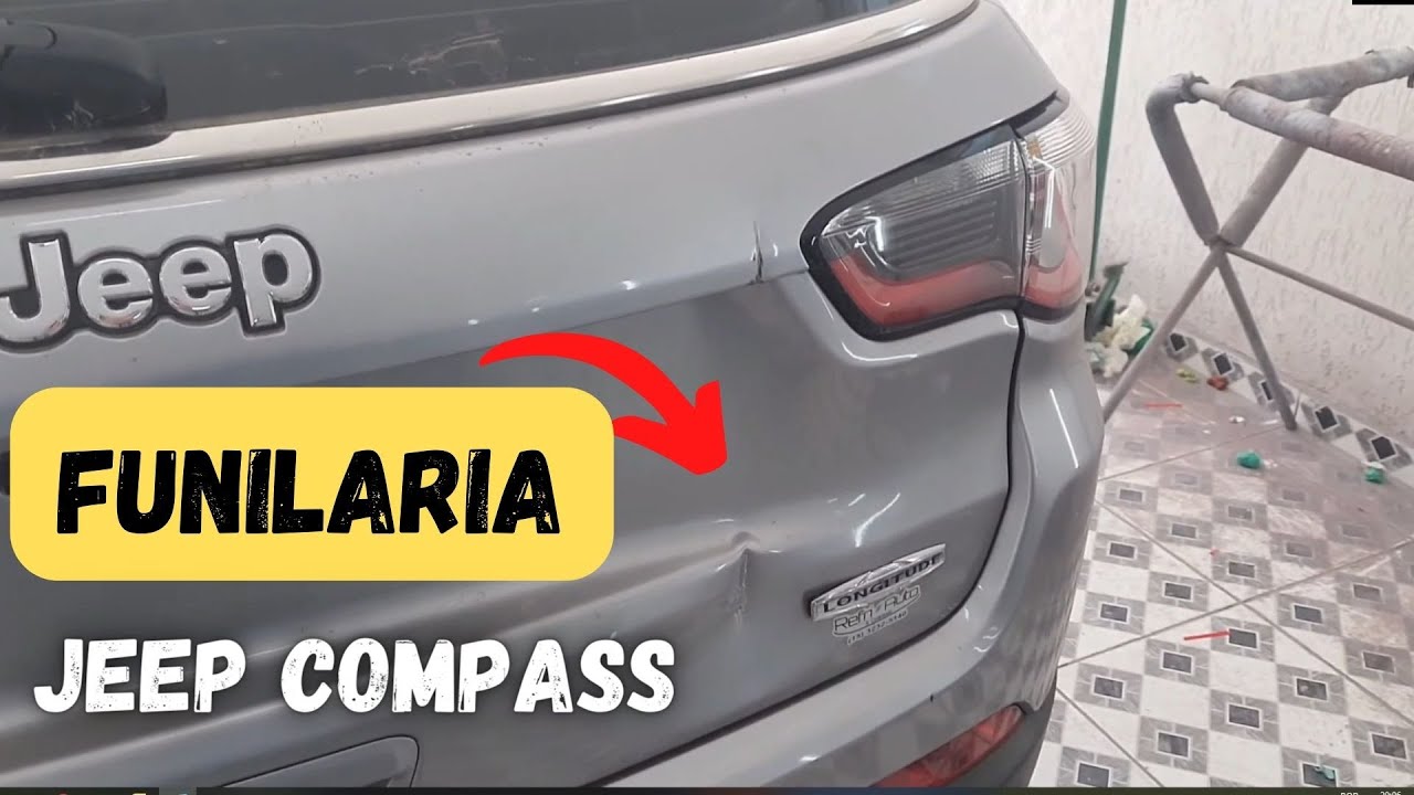 DESAFIO grande para DESMONTAR E DESAMASSAR esta JEEP COMPASS