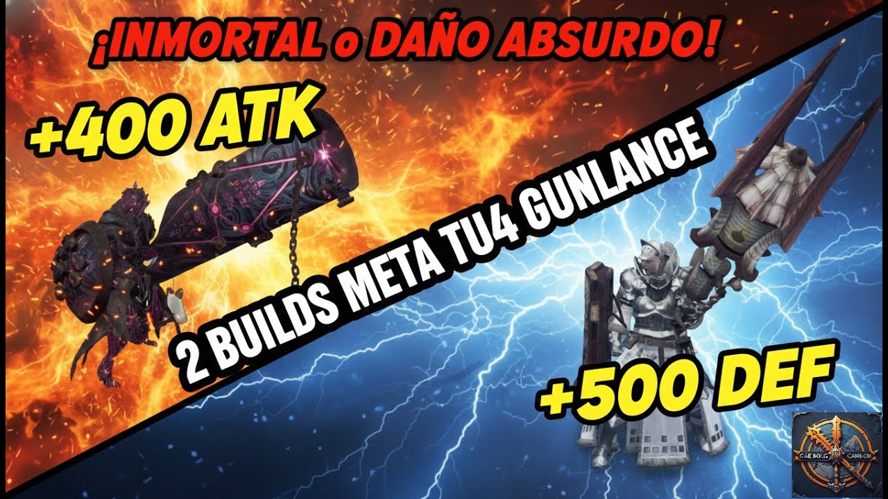 DAÑO ABSURDO: Builds Gunlance Gogmazios | MH Wilds TU4