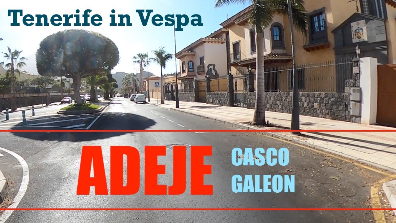 analisi ADEJE a TENERIFE SUD giro in Vespa. Un posto dove vivere bene per famiglie e non solo