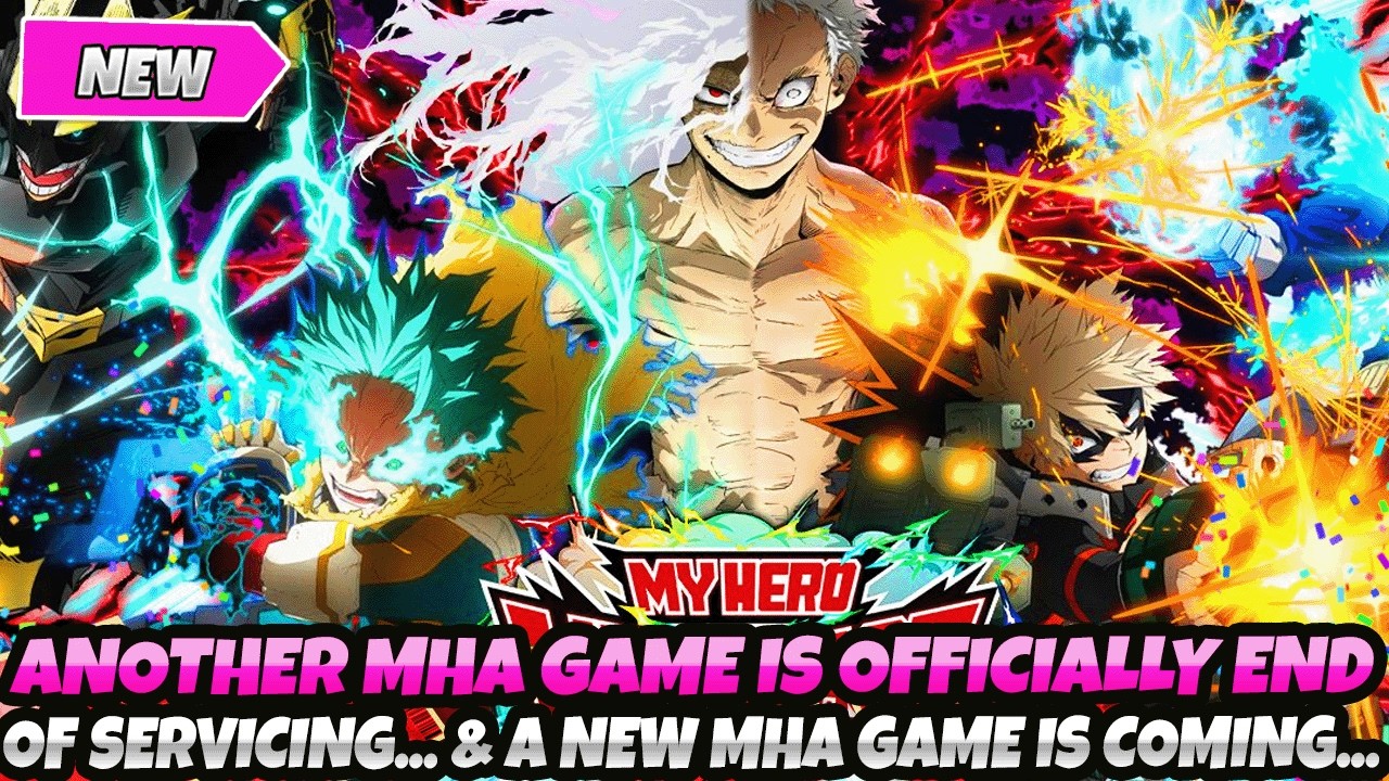 Ещё одна игра по My Hero Academia официально прекращает поддержку... И скоро выйдет новая игра по...