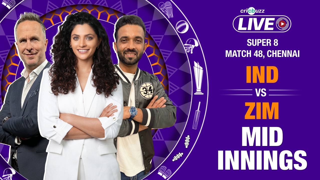 Cricbuzz Live: IND vs ZIM, T20 World Cup, Super 8 | Mid-innings show