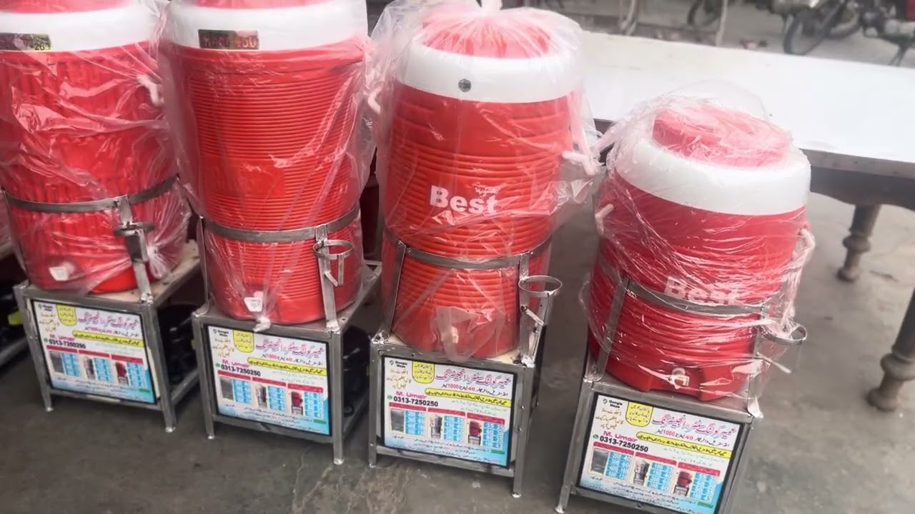 Electric water cooler plastic body and steel body steel body￼￼ industrial water chiller