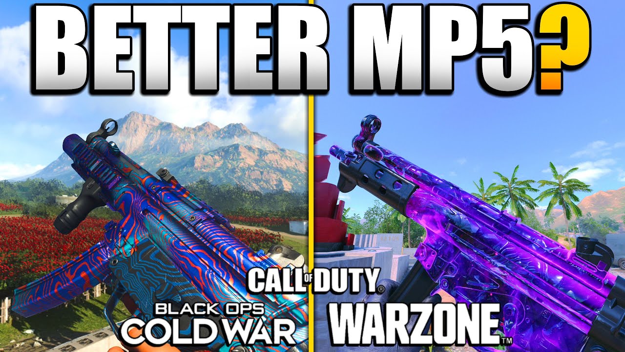 Which MP5 is the Best for Warzone? Modern Warfare vs Cold War | Comparing Stats & Class Setups