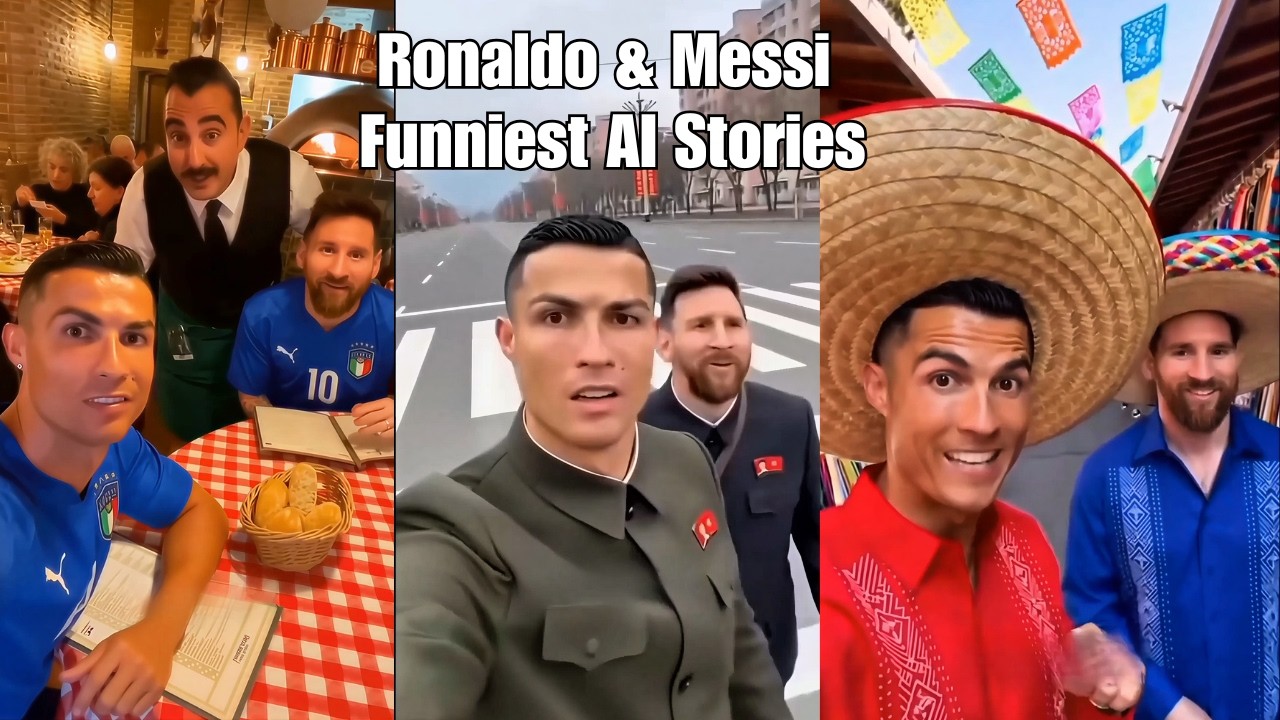 FUNNIEST RONALDO & MESSI COMPILATION ON THE INTERNET🤣🤣