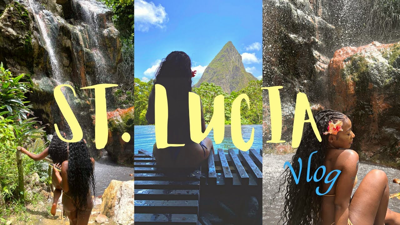 ST. LUCIA VLOG: GIRLS TRIP | HARBOR CLUB | HOTEL CHOCOLAT | STREET PARTY| SUGAR BEACH | RODNEY BAY