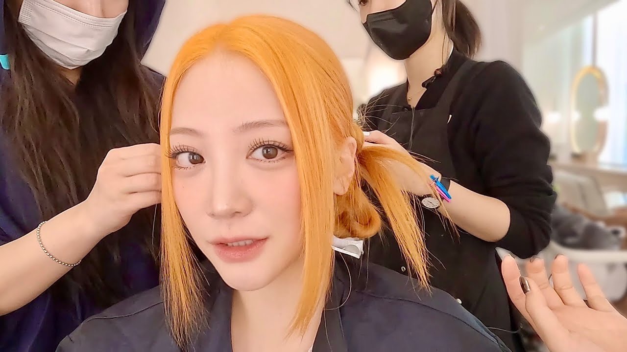 뷰티데이🍊✨[오렌지 탈색+종아리 보톡스+언더속눈썹연장+티타늄+각질관리]