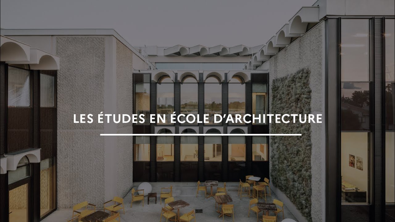 Les études en école d'architecture