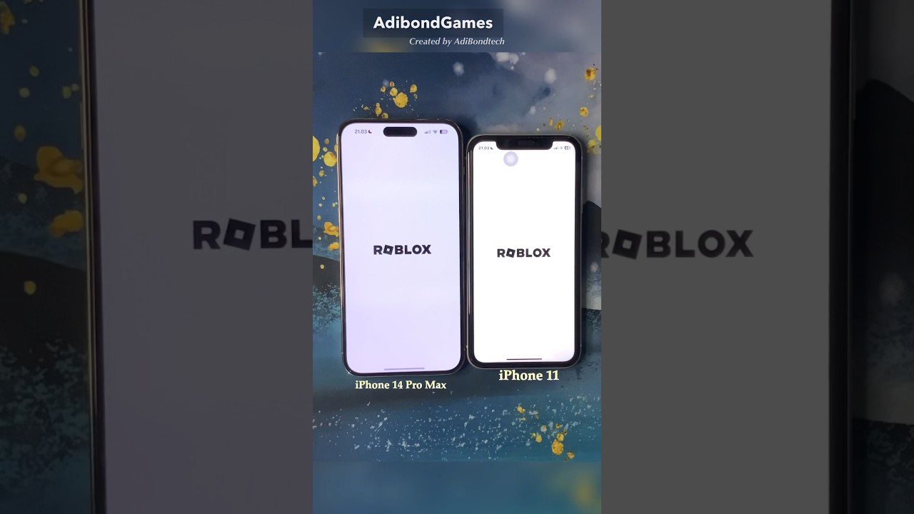 iPhone 14 Pro max vs iPhone 11 Open Roblox