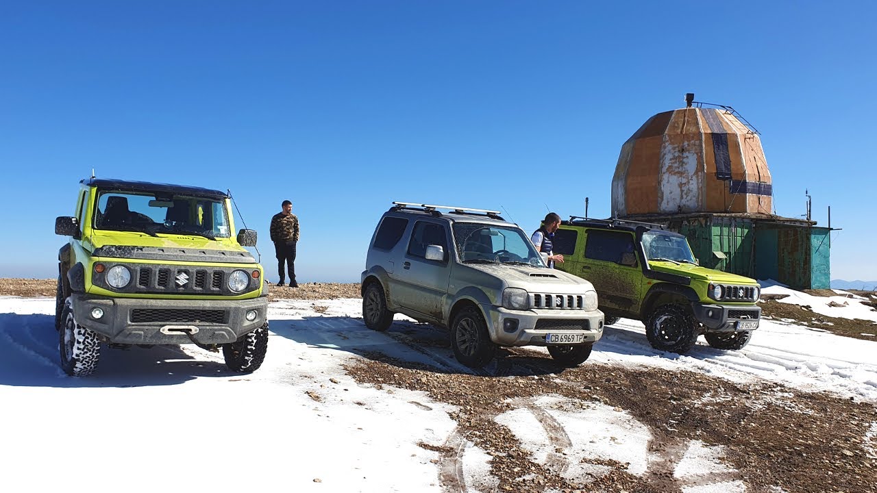 До вр. Мургаш (1 687 м.н.в.) с 3x Suzuki Jimny - 13 април 2025г.