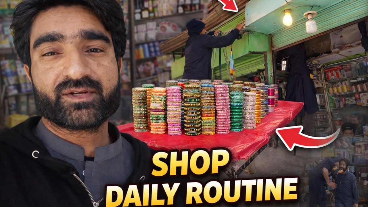 shopkeeper preparing for the day shani vlogs 