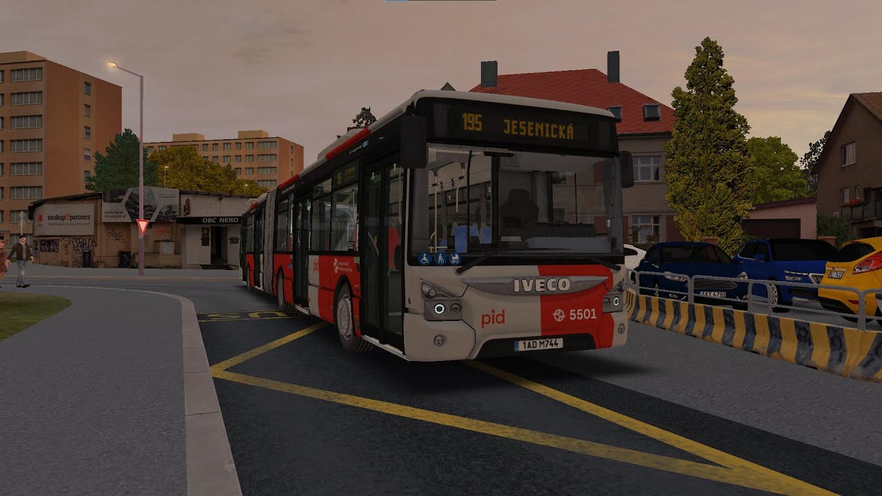 Iveco Urbanway 18 Mild Hybrid a Zahradní Město | Pražská severojižní tangenta