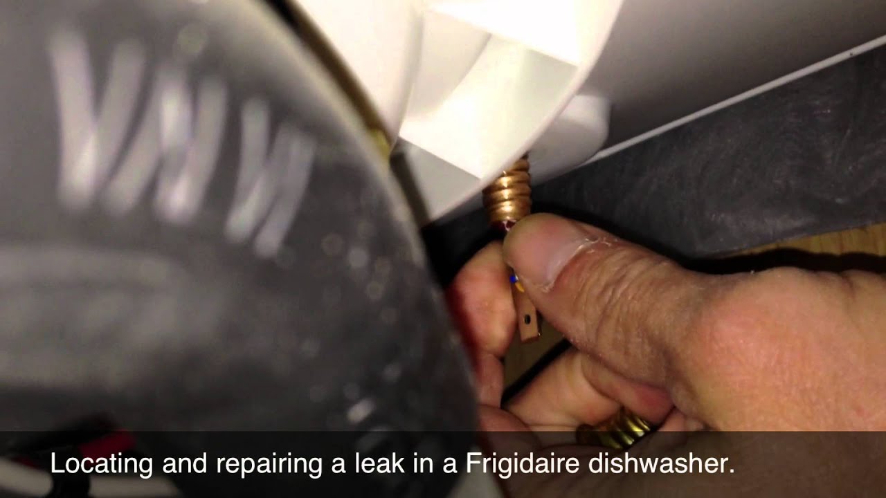Locating And Repairing A Leak In A Frigidaire Dishwasher