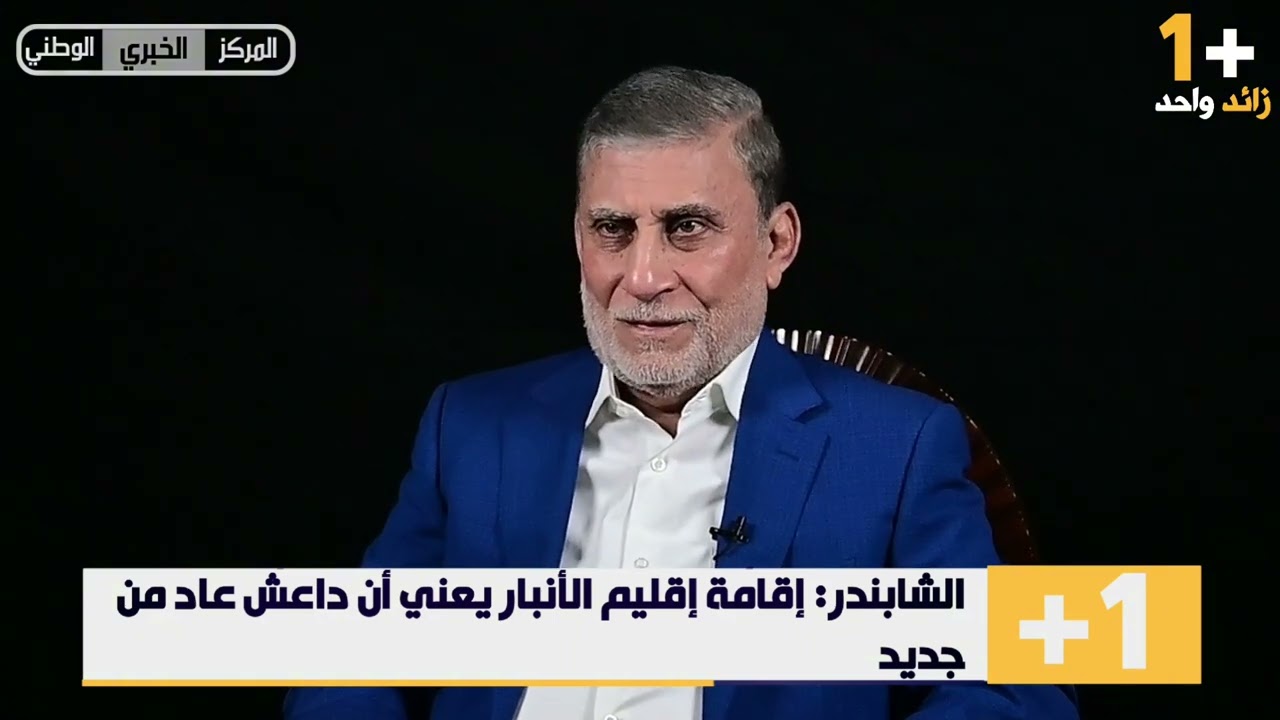 السياسي عزت الشابندر يتحدث لـ زائد واحد عن أزمة رئاسة البرلمان و 