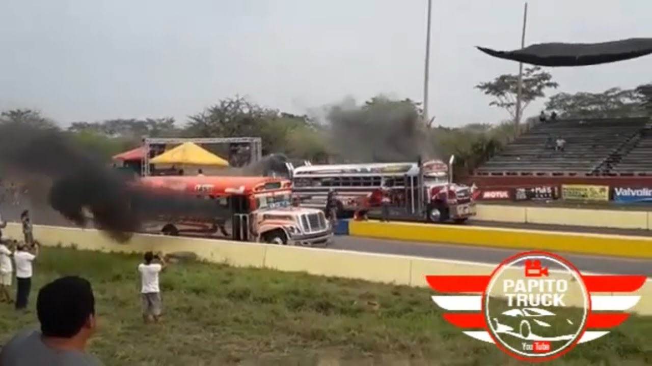 Carreras de Buses en Guatemala Ingratos vs Flor del Paisaje | Hit 1