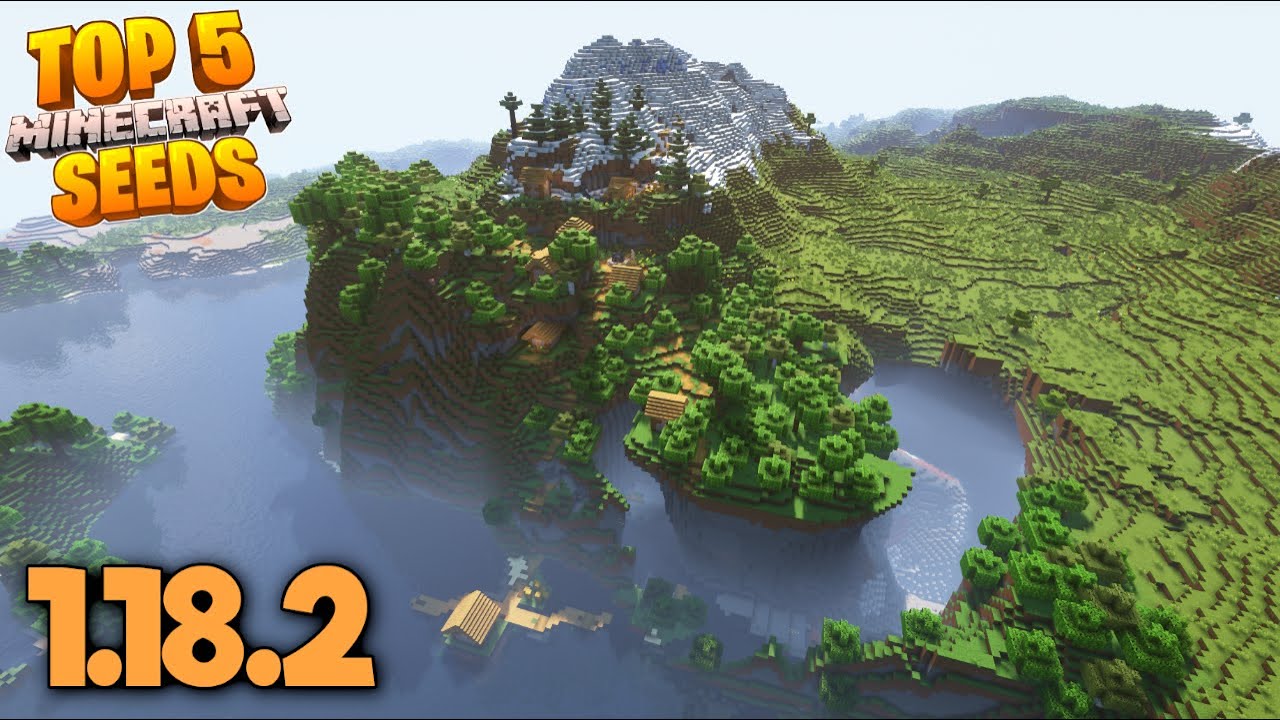 Top 5 CRAZY SEEDS for Minecraft 1.18.2! (Best Minecraft 1.18.2 Seeds)