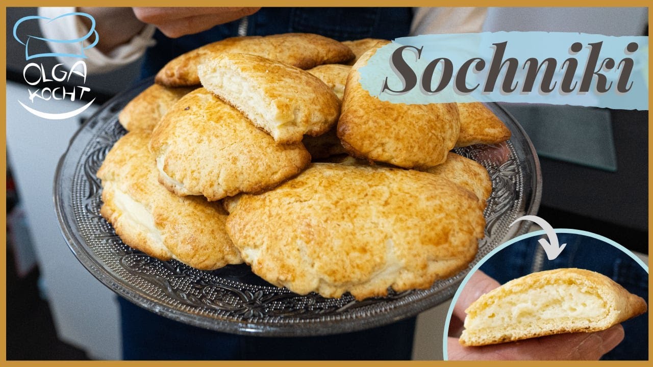 Сочники - Русское песочное тесто с начинкой из сливочного сыра | Простой рецепт