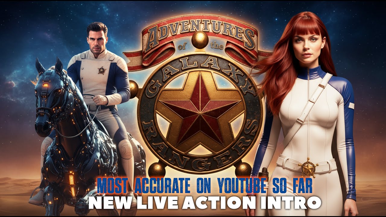 Galaxy Rangers – Live Action Intro Remake | 90% Frame Match | AI + Blender + Custom FX