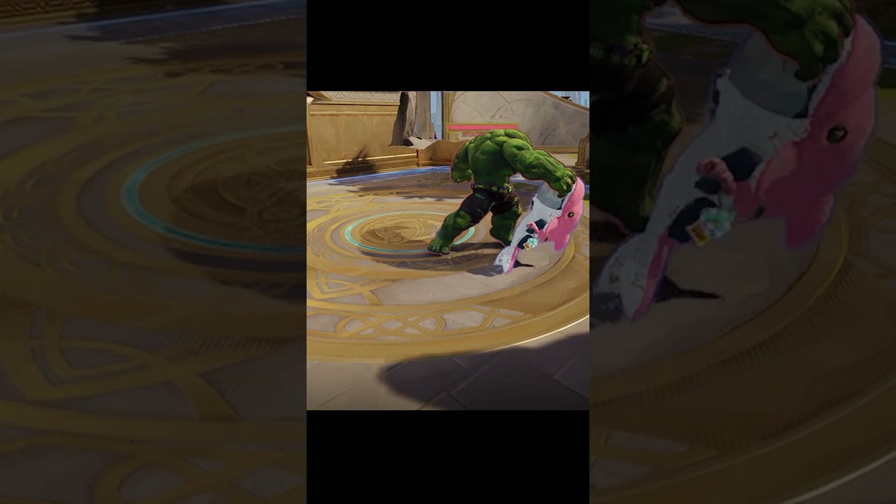 Jeff getting Curb Stomped by Hulk :( 