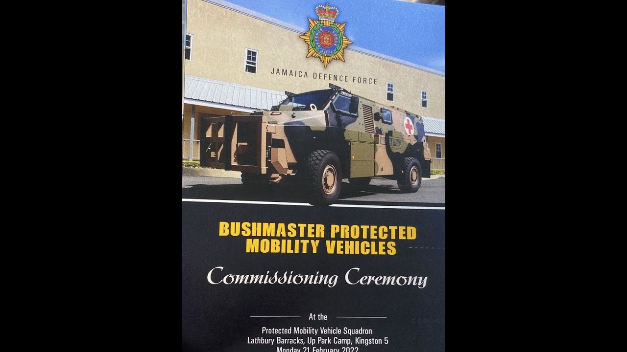 JISTV | Jamaica Defence Force - Bushmaster Protected Mobility Vehicles Commissioning Ceremony