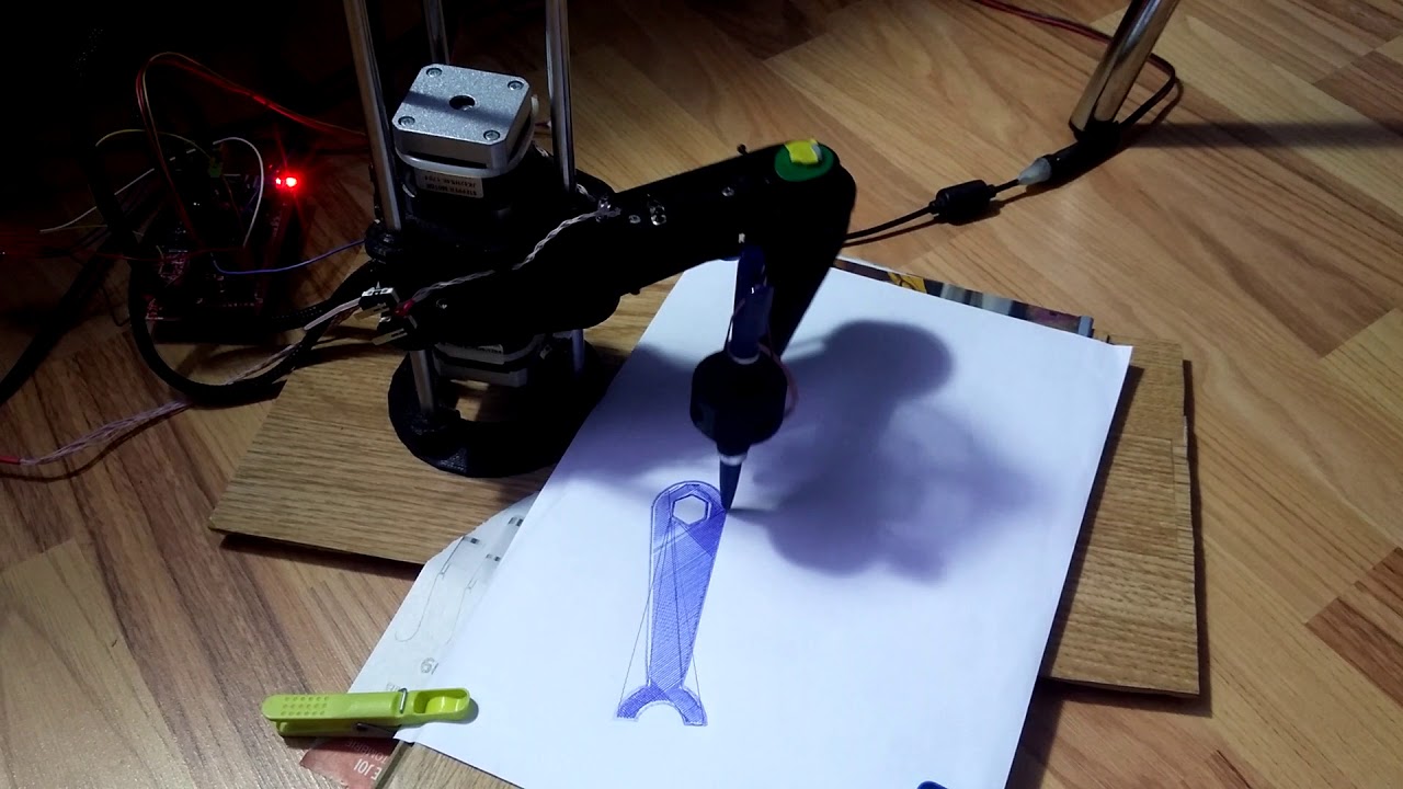 First moves of my SCARA arm.