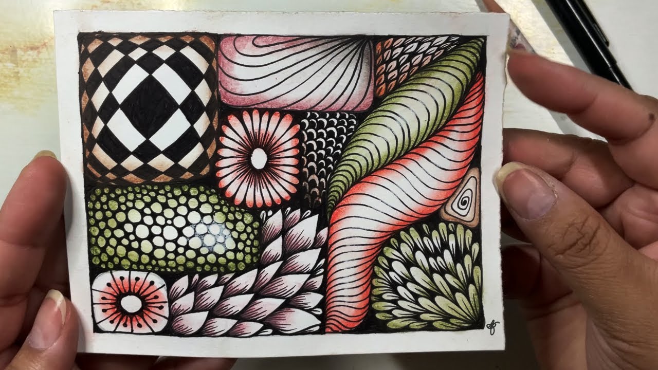 How to doodle for stress relief | a drawing tutorial