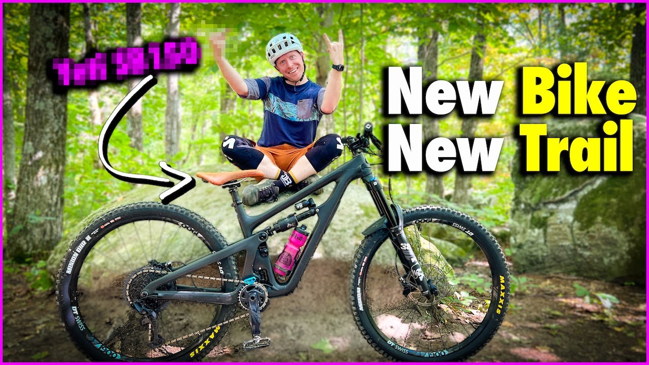 Pushing his new bike to the LIMIT on the best Dupont trail you've never heard of