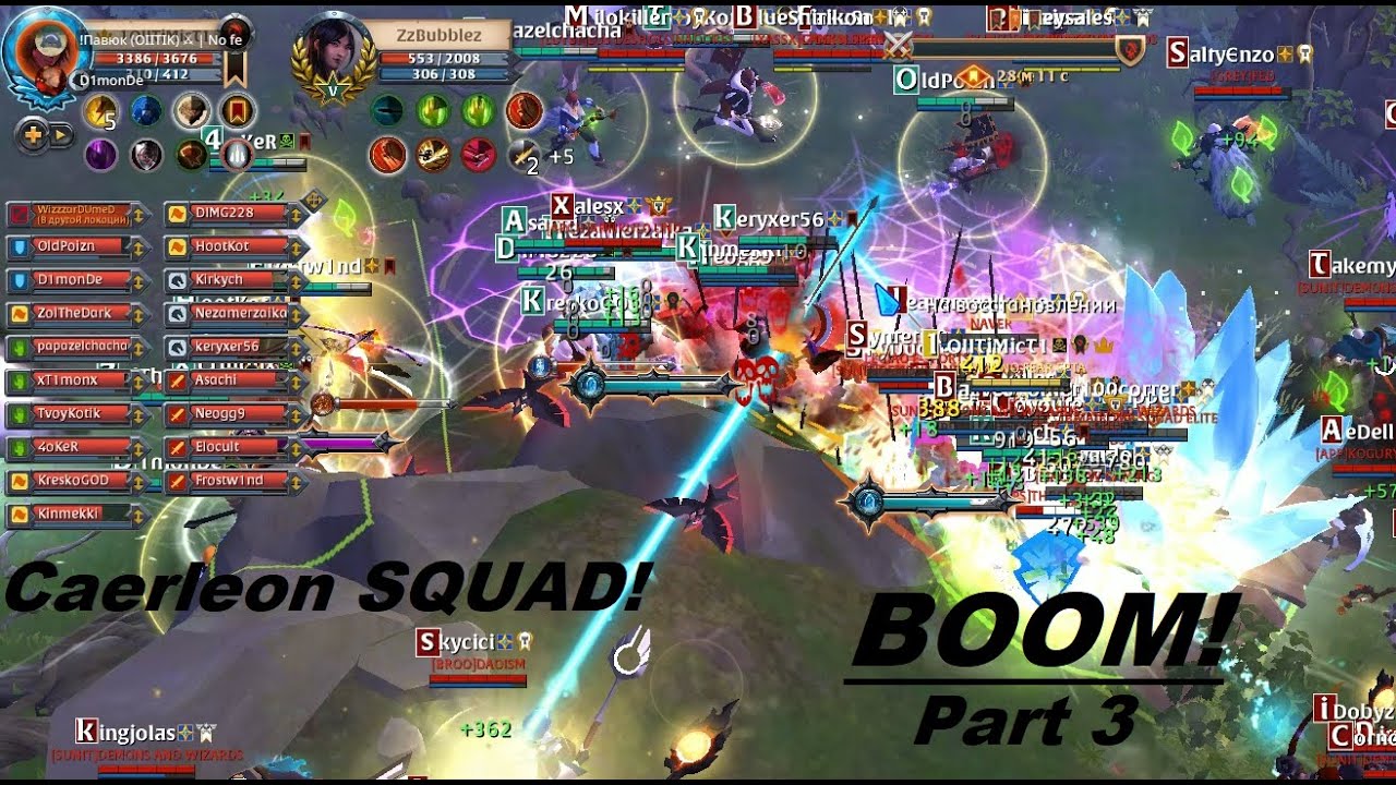 Albion Online (Faction) ! The BEST Caerleon SQUAD ! Part 3