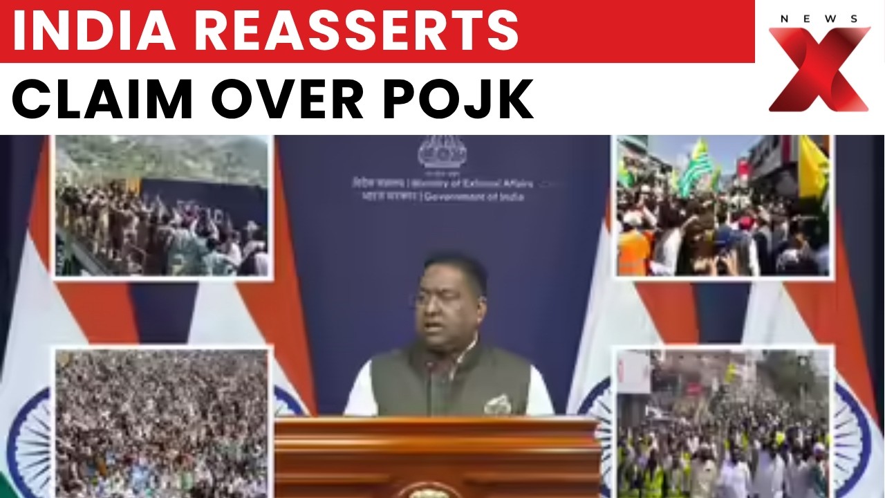 PoJK News: MEA Reaffirms Pakistan-Occupied Jammu & Kashmir Will Always Be Part of India | NewsX