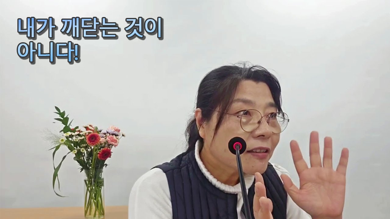 내가 깨닫는 것이 아니다