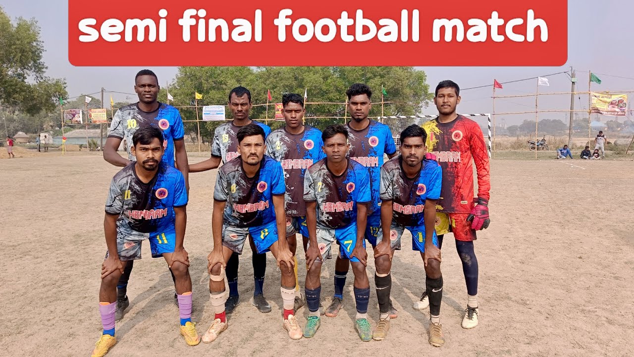  ⚽ গোপালবেড়া ফুটবল গ্রাউন্ড থেকে semi final match হেমব্রম হান্টার vs রেহান একাদশ এর মধ্যে #Football