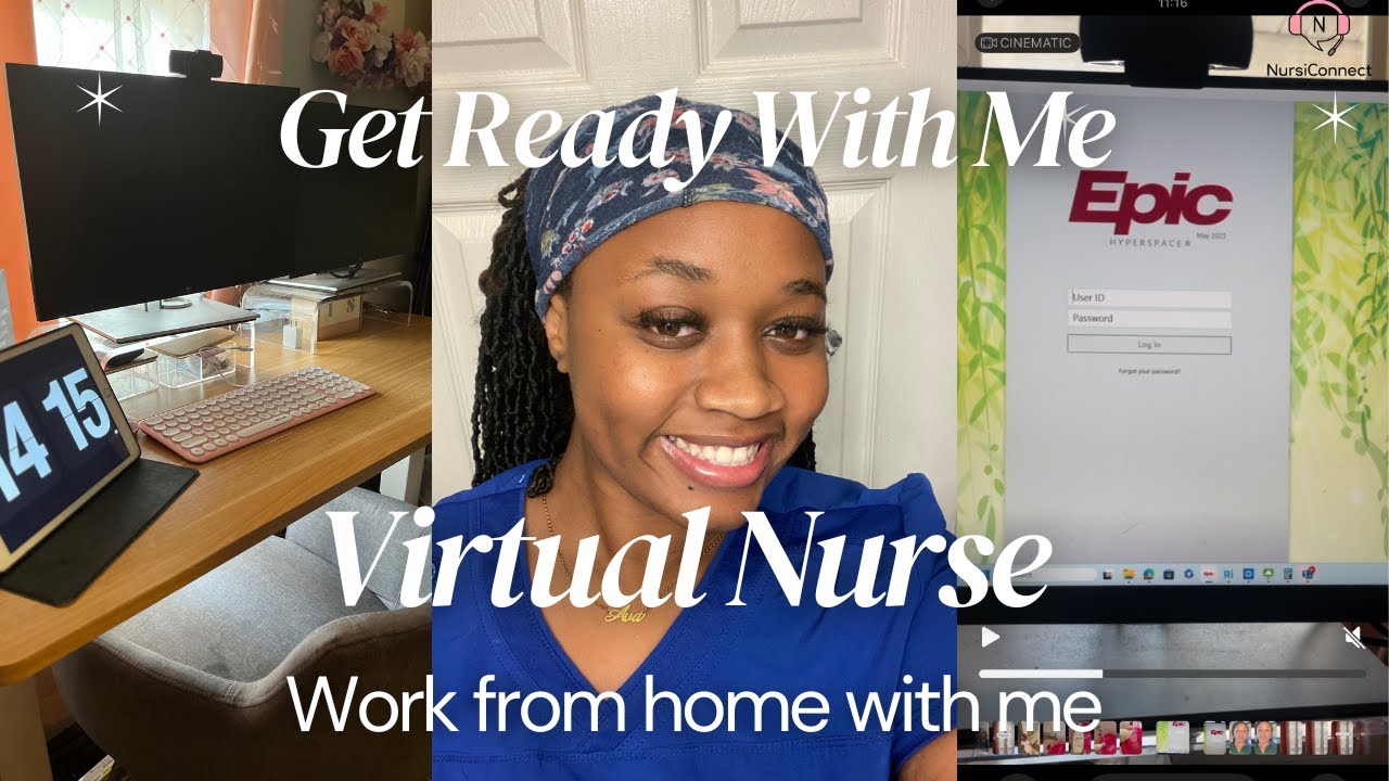 #GRWM Remote Nurse | I Lost Nursing Skills| Motherhood & Remote Nursing #remotenurse  #nursiconnect