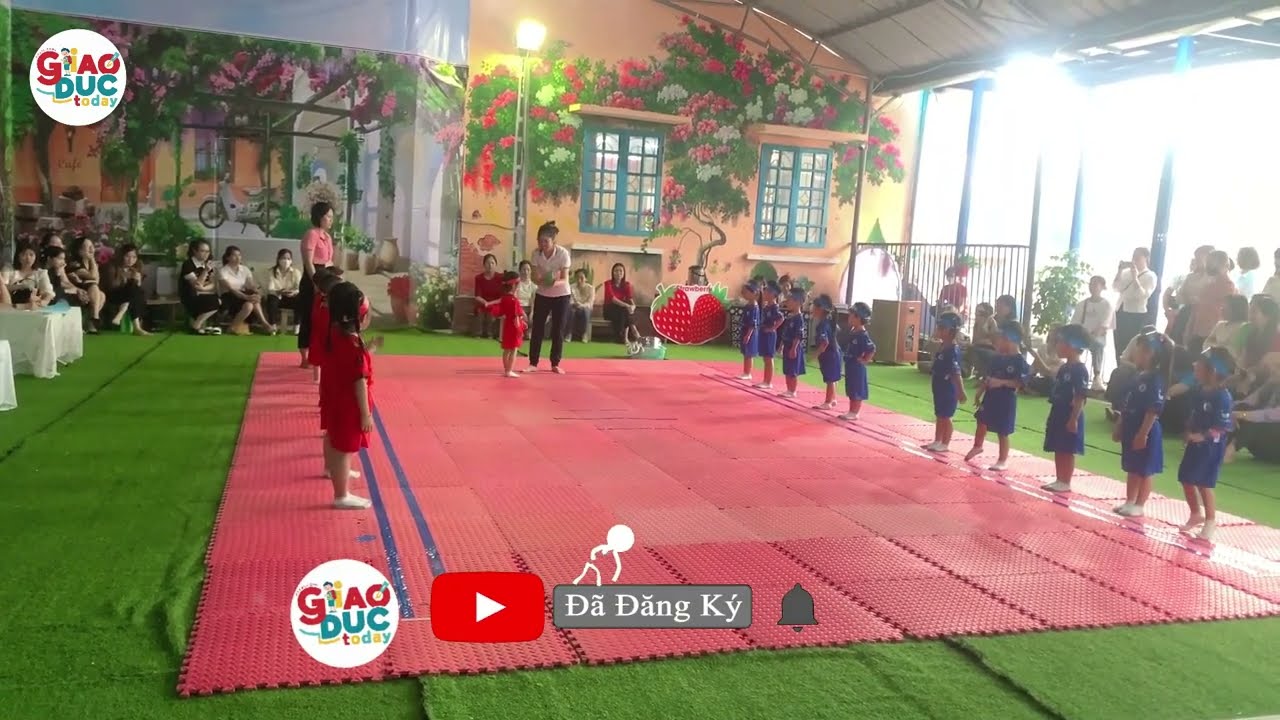 Tiết dạy GVDG cấp tỉnh Thể dục Bật xa 20-25cm - Trẻ 3 tuổi