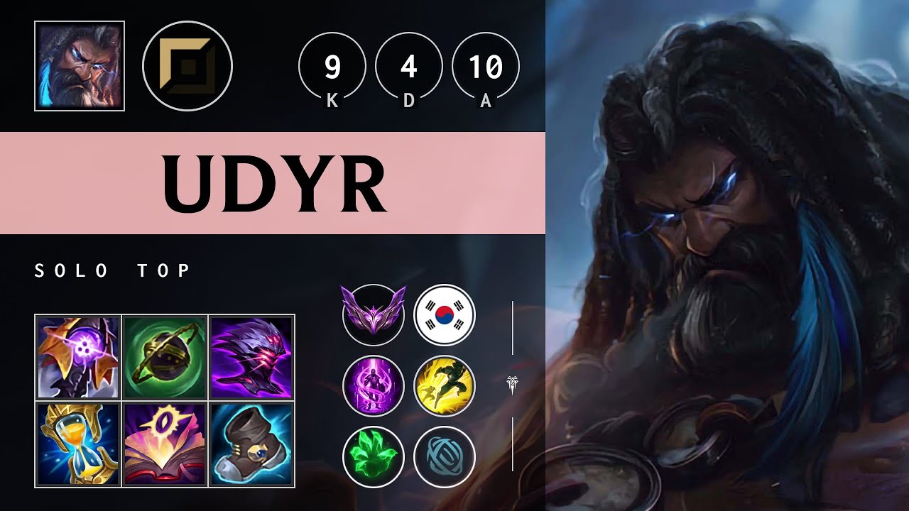 Udyr Top vs Volibear: Dominating - KR Master Patch 14.19