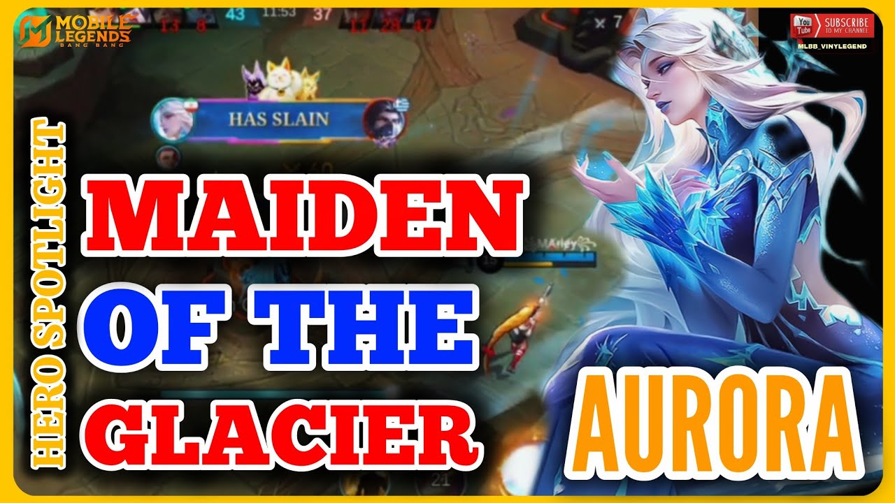 Global Game Maiden Of The Glacier With Hero Spotlight Aurora, mobile legend bang bang 