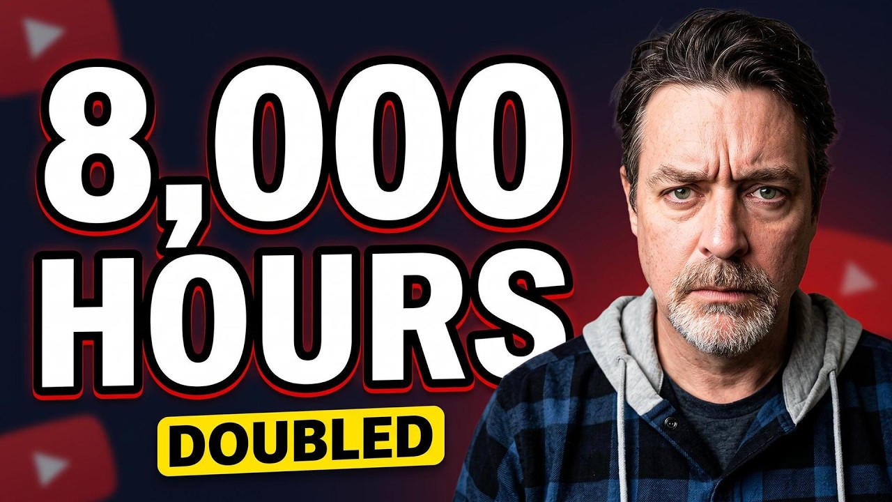 I Hit 4,000 Watch Hours the Hard Way &mdash; Now YouTube Wants 8,000