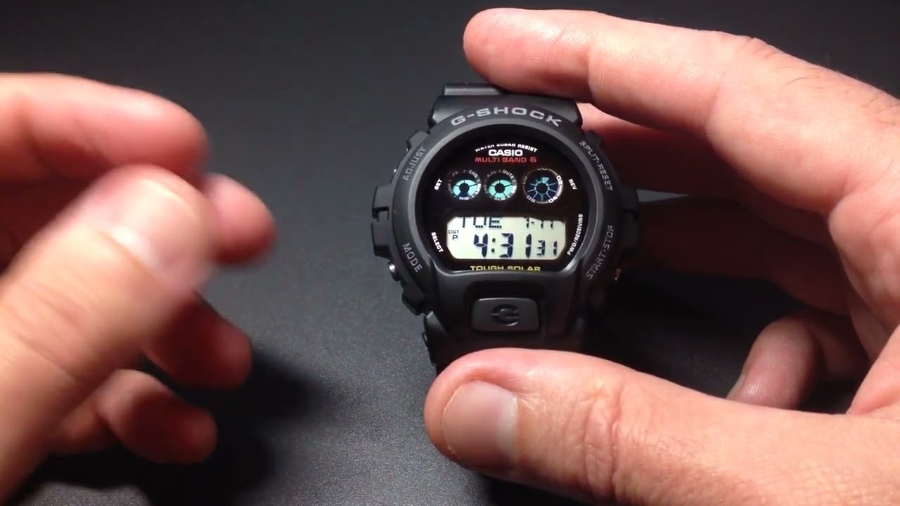 Casio G-Shock (GW-6900-1CF) | Auto EL (Wrist Tilt Back Light)