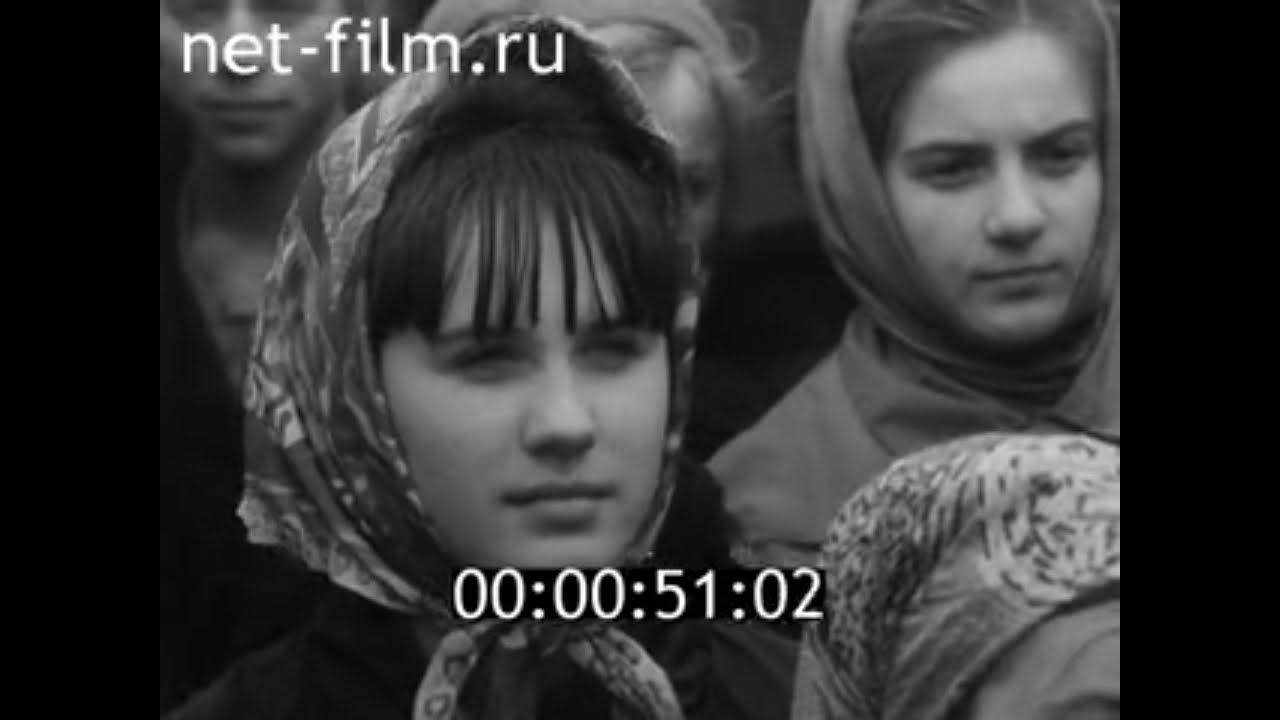 1970г. г. Светлый. субботник. Калининградская обл