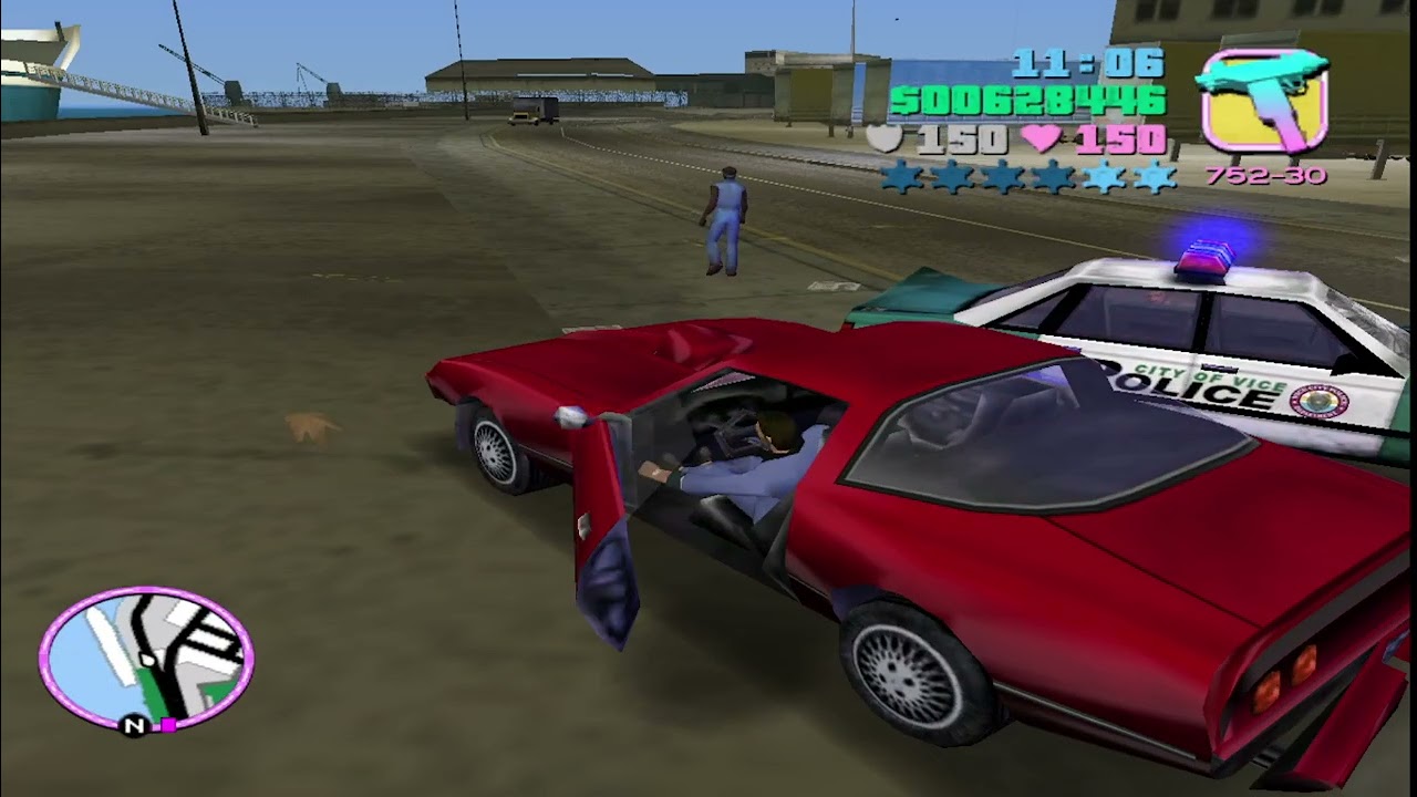 Tommy Vercetti slowly performs print shop duties before finale part 32 #gtavicecity #tommyvercetti