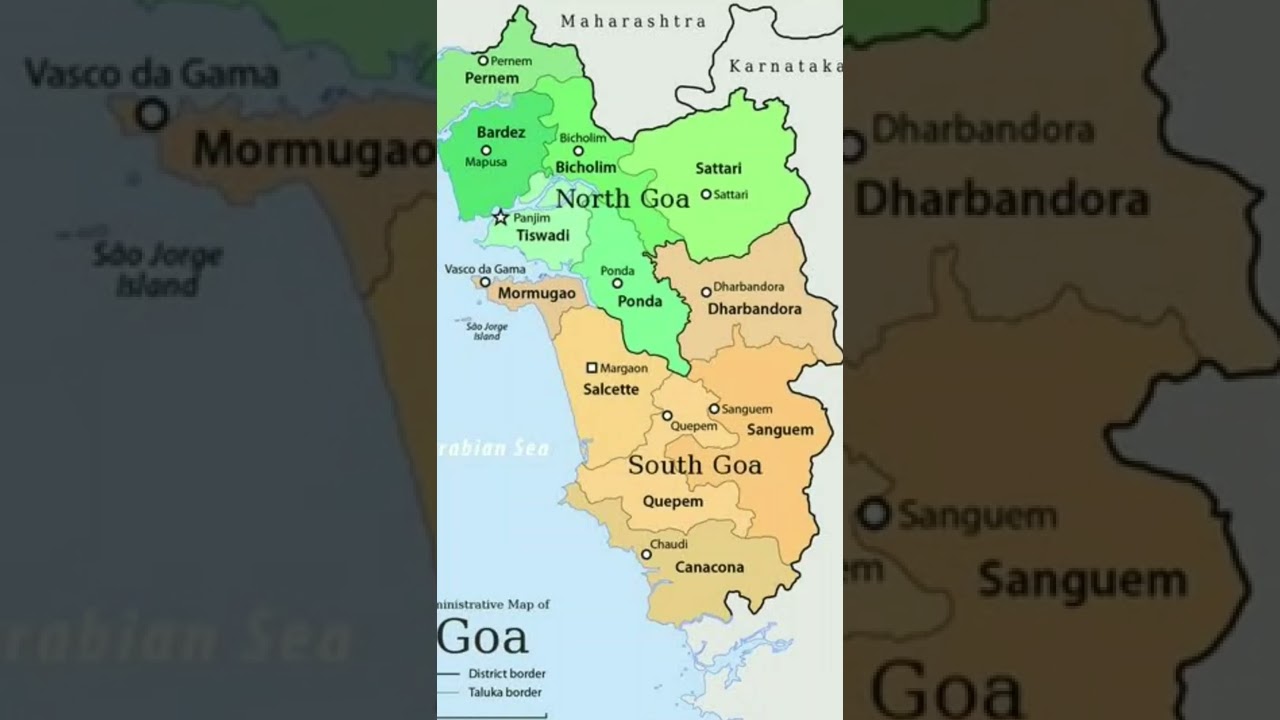 Map of Goa 