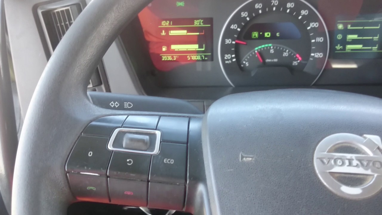 Aplicación de freno de motor en Volvo FMX 480 I shift