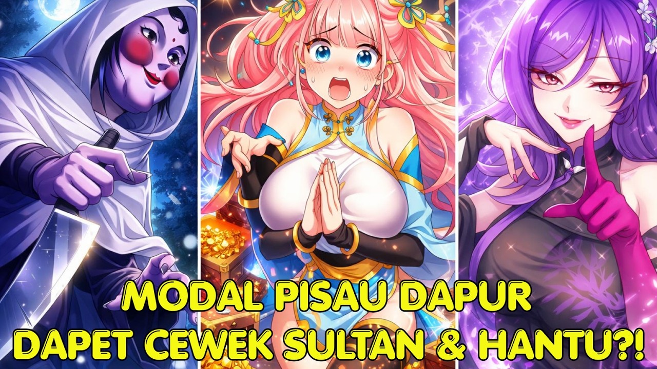 Gila! Cuma Modal Pisau Dapur, Pria Ini Malah Dapet Cewek Sultan & Hantu Cantik?!