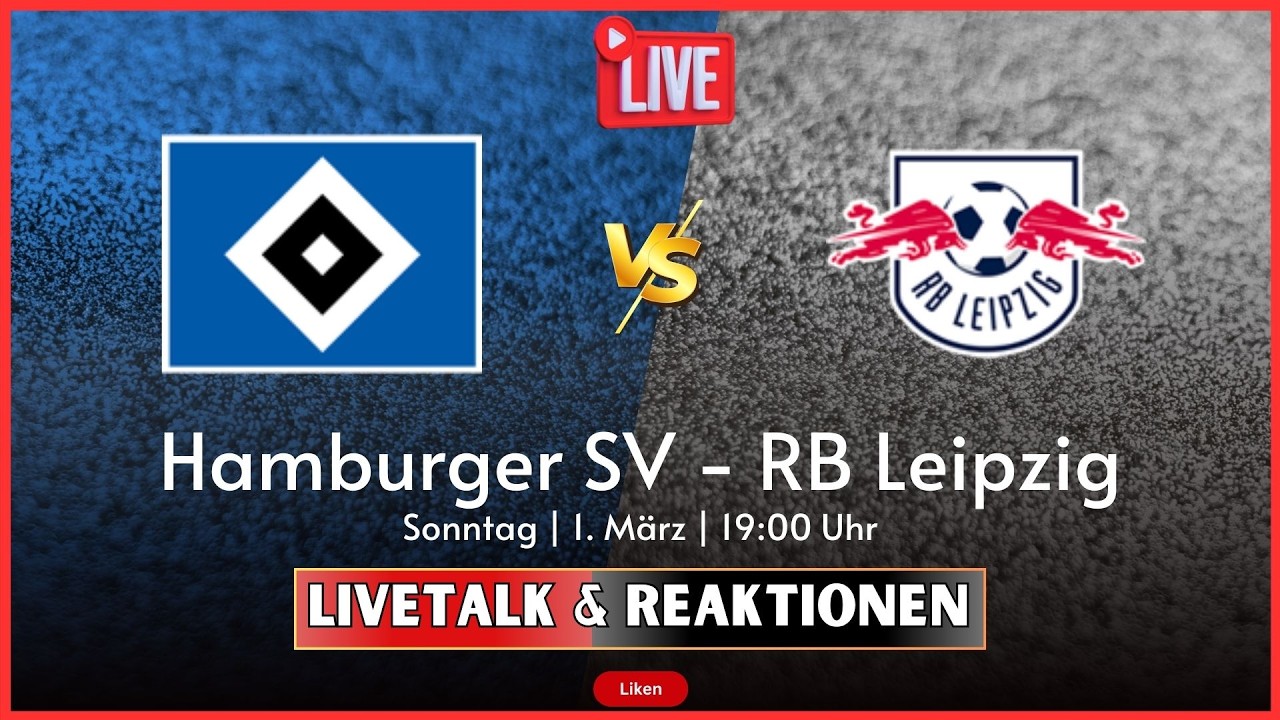 🔴24. Spieltag | 1.Bundesliga | Hamburger SV - RB Leipzig | TV/PC FORMAT |