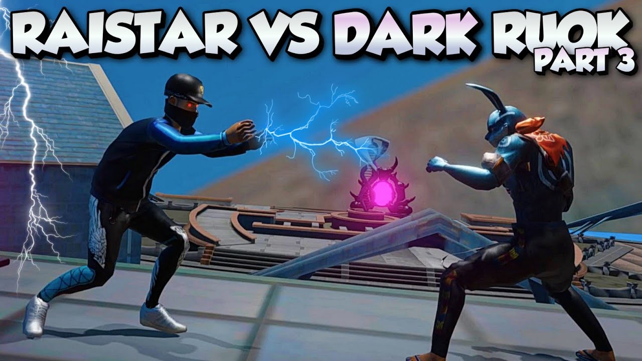 RAISTAR🐰 VS DARK RUOK 👑😈 : PART 3 THE RE-ENTRY👊| RAISTAR VS RUOK FF FIGHT SCENE|FREE FIRE 3D MON