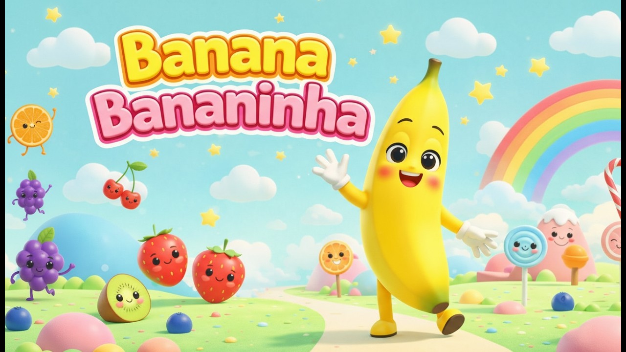 Banana Bananinha | Música Infantil Divertida e Fofa | Frutas Divertidas