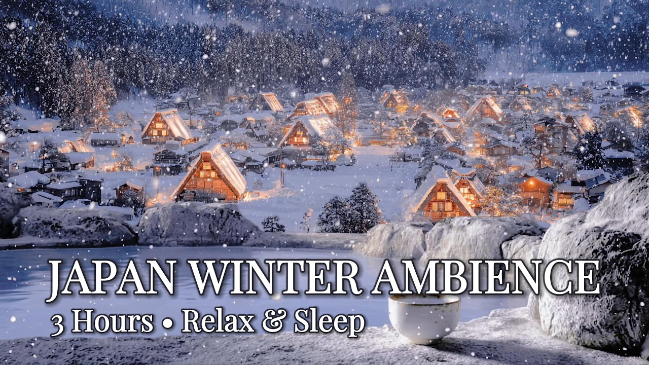 White Silence: Relaxing Japanese Music for Yoga, Sleep & Meditation ⛩️ (Koto & Shakuhachi)